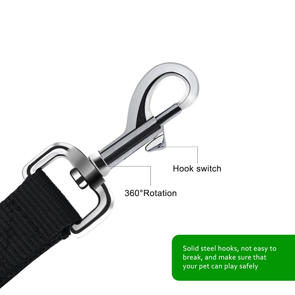 Adjustable Dog Leash Halti Training Double Ended 2M 6ft
