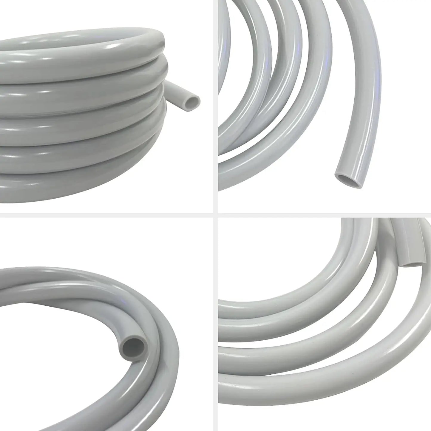 FZONE 3M Aquarium Tubing 12mm 16mm Grey For Filter Systems