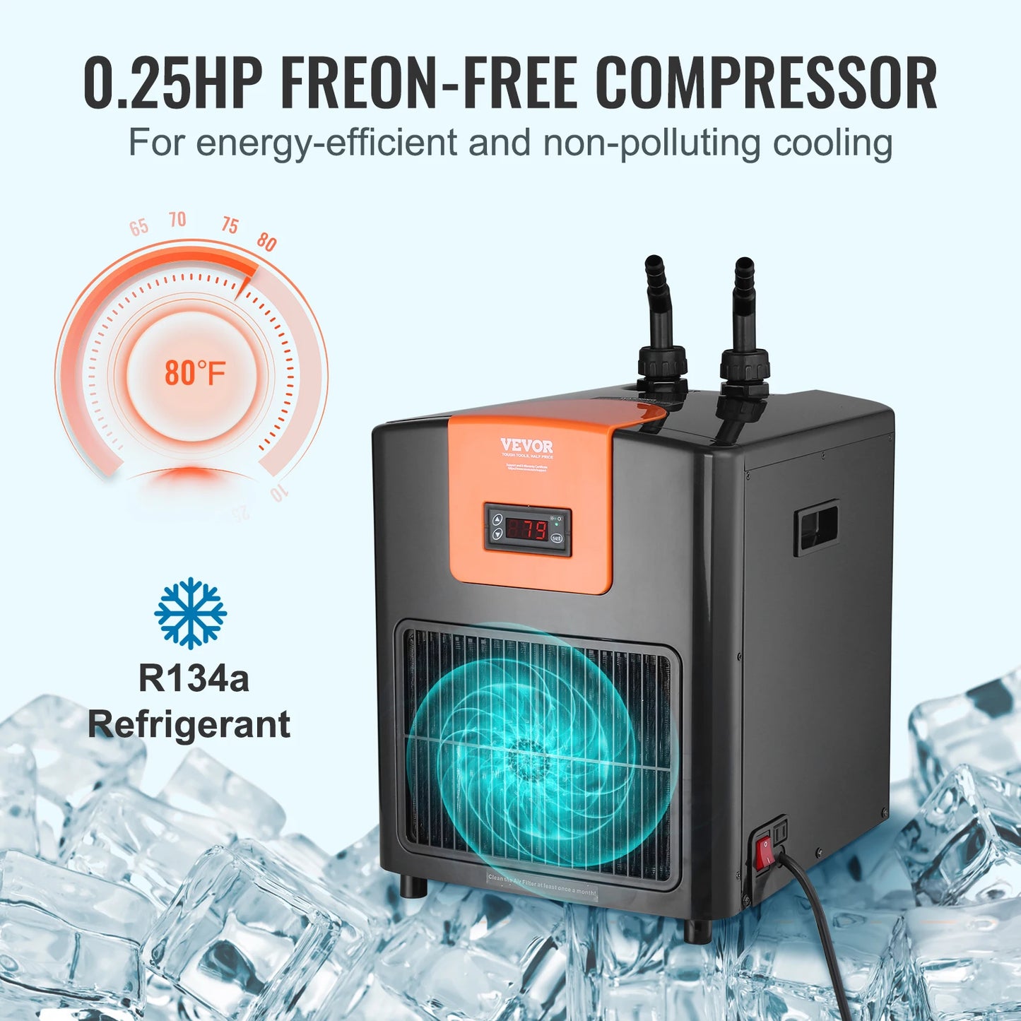 SucceBuy Aquarium Chiller Quiet Cooling For Freshwater