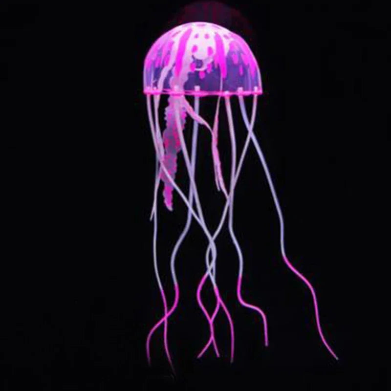 Artificial Glow Jellyfish For Fish Tank Decoration Aquarium