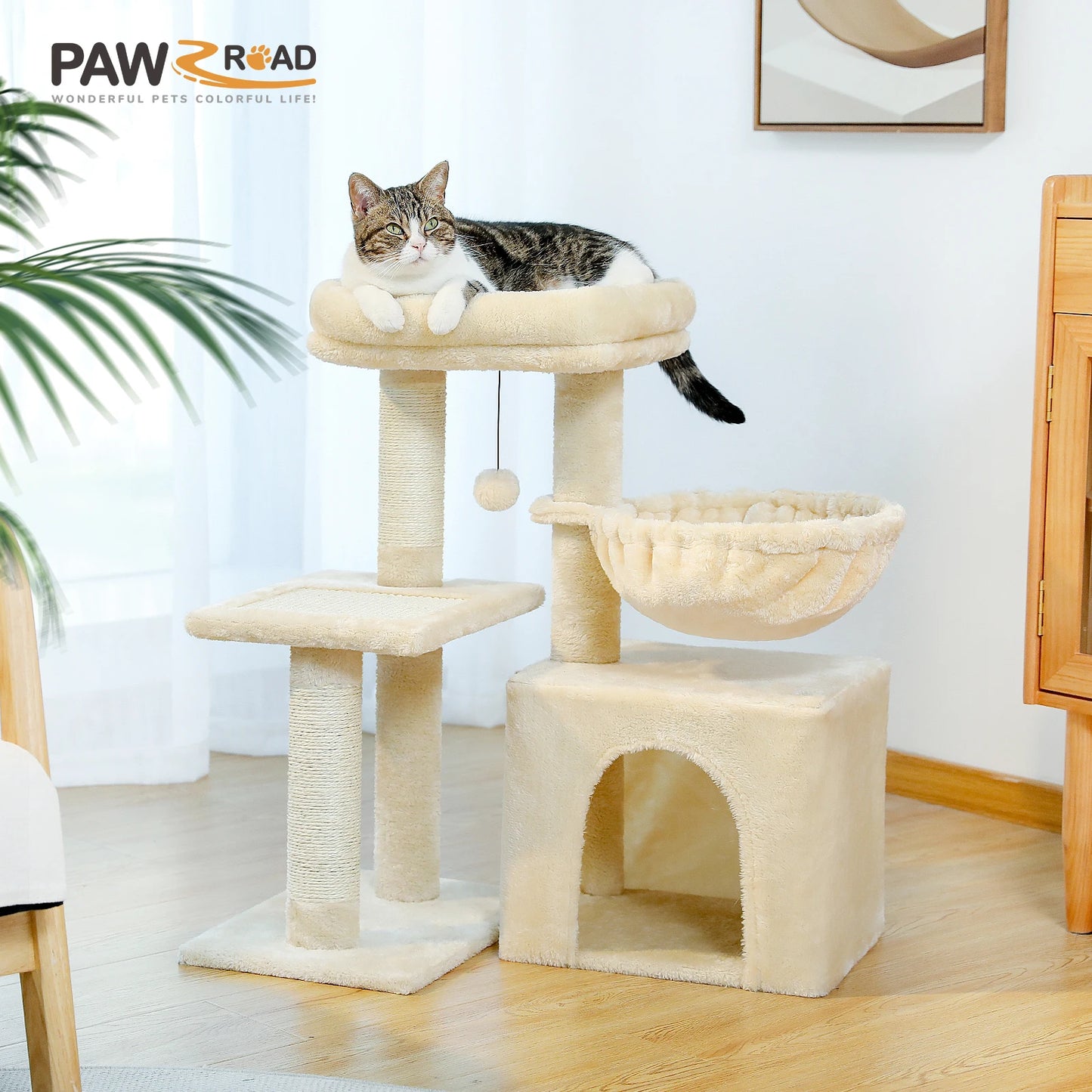 Cat Tree For Indoor Cats Two Styles With Scratching Posts