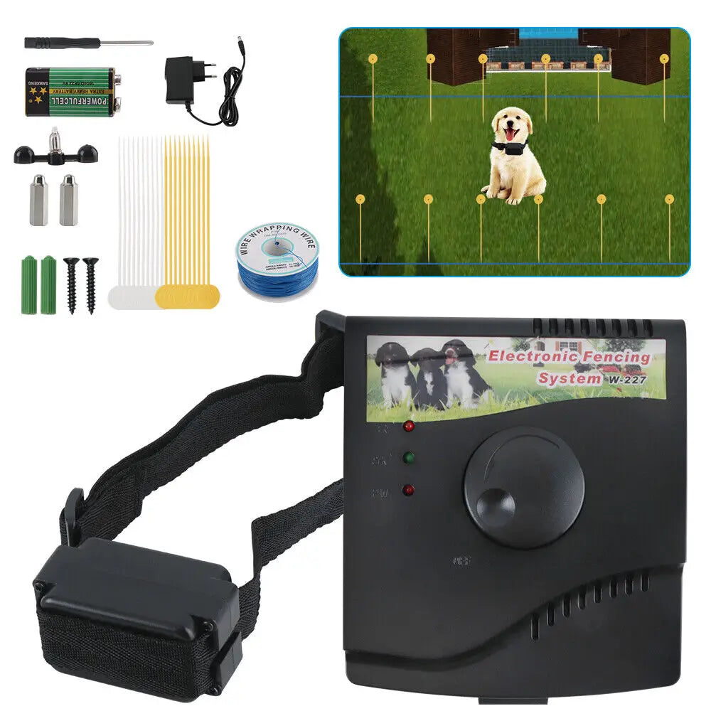 Electric Dog Fence System Containment Collar Waterproof
