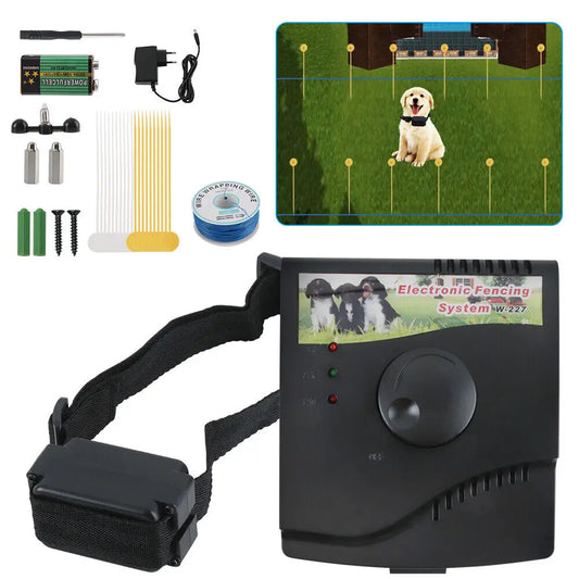 Electric Dog Fence System Containment Collar Waterproof