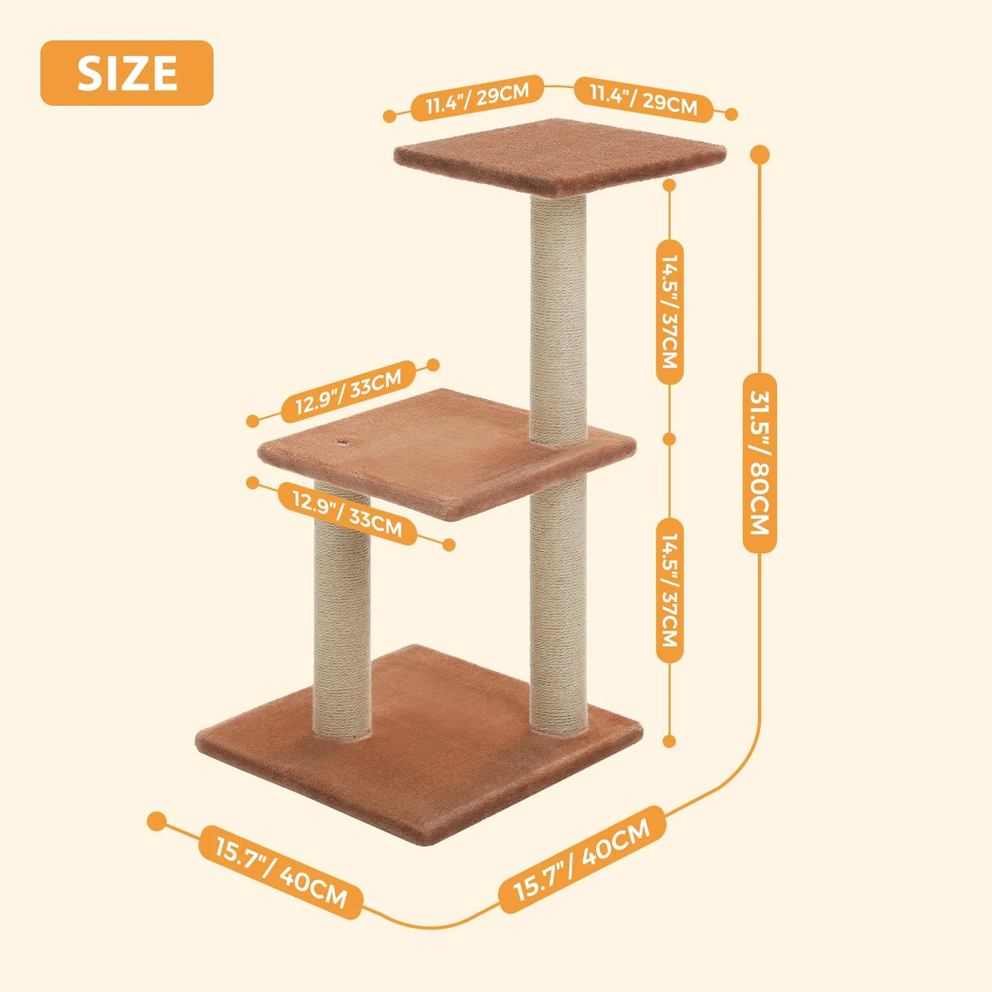 Cat Tree For Indoor Cats Two Styles With Scratching Posts