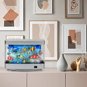 Artificial Aquarium Moving Fish Light Virtual Ocean Motion