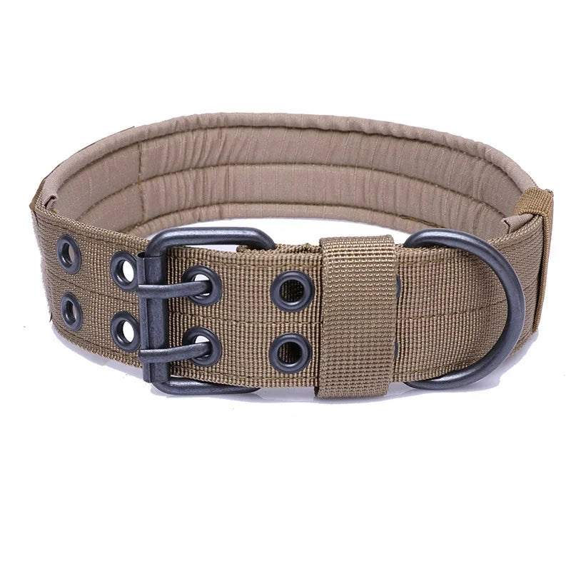 Adjustable Reflective Nylon Dog Collar Heavy Duty Tactical