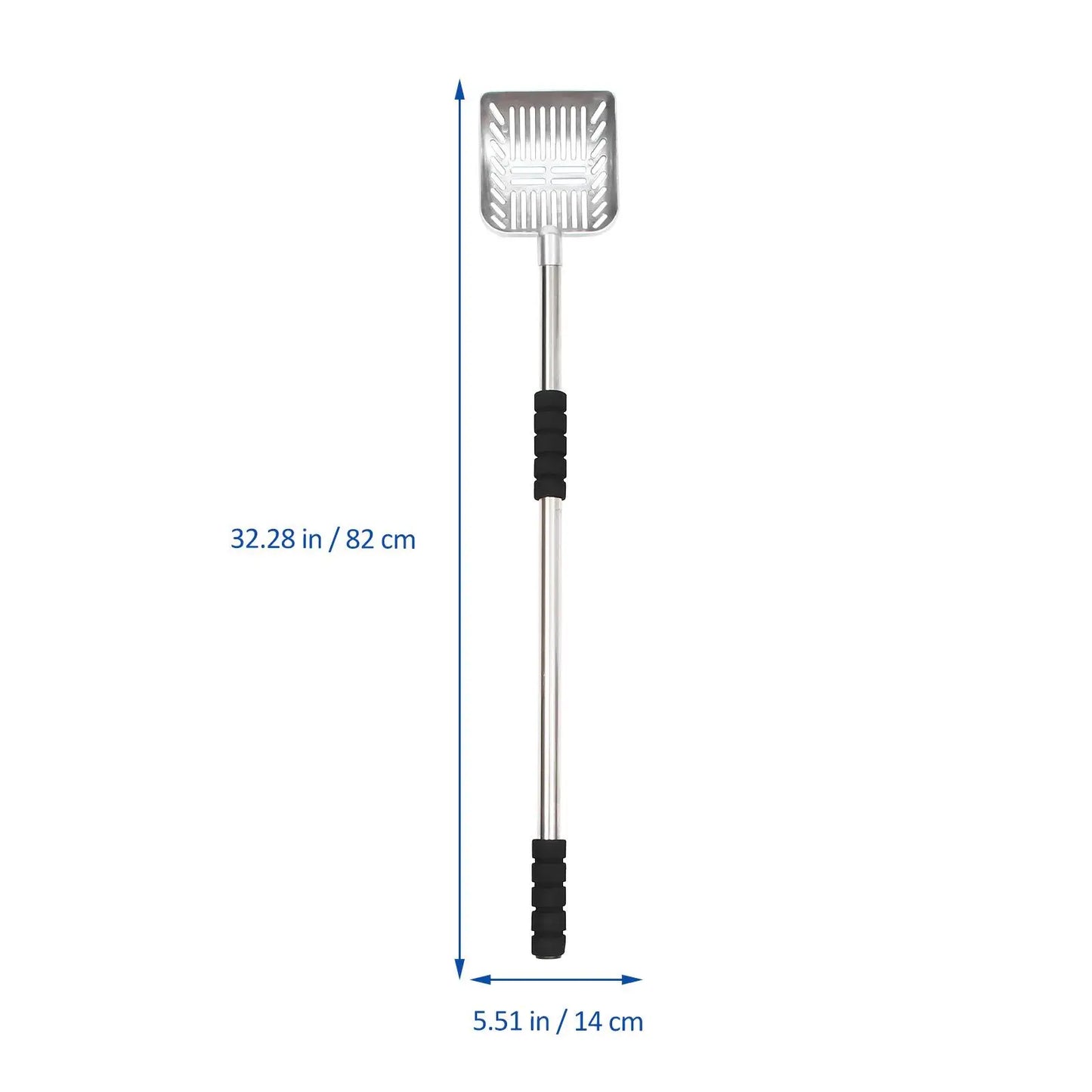 Telescoping Metal Litter Scoop Long Handle Cat Shovel Pet Cleaner Sanitary Box Tool Durable Housebreaking Supplies Pet