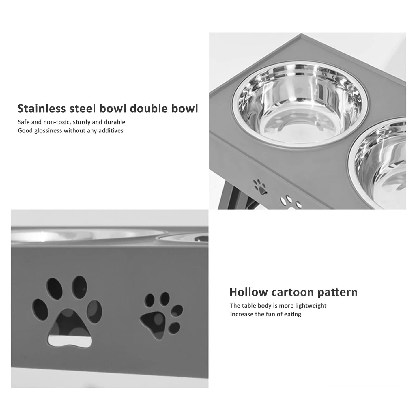 Elevated Dog Bowl Non Slip No Spill For Healthy Digestion