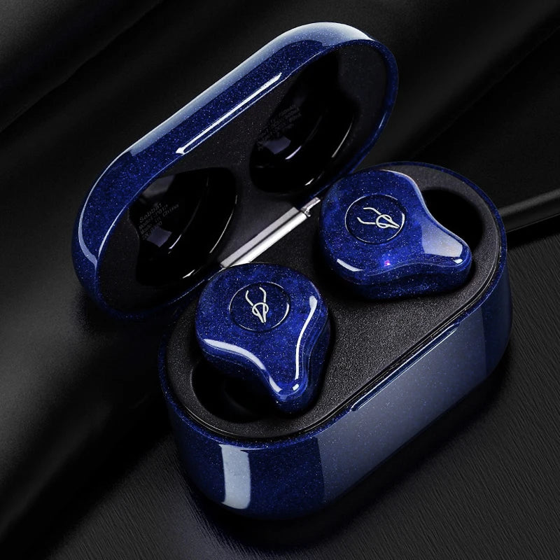 Sabbat Original E12 Ultra High Quality In Ear Bluetooth Earphones, Dual ear Wireless Gaming, Music, Sports Earphones, Apple