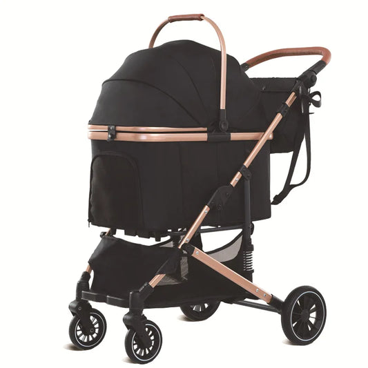 Portable Pet Stroller Foldable Cats And Dogs Carrier