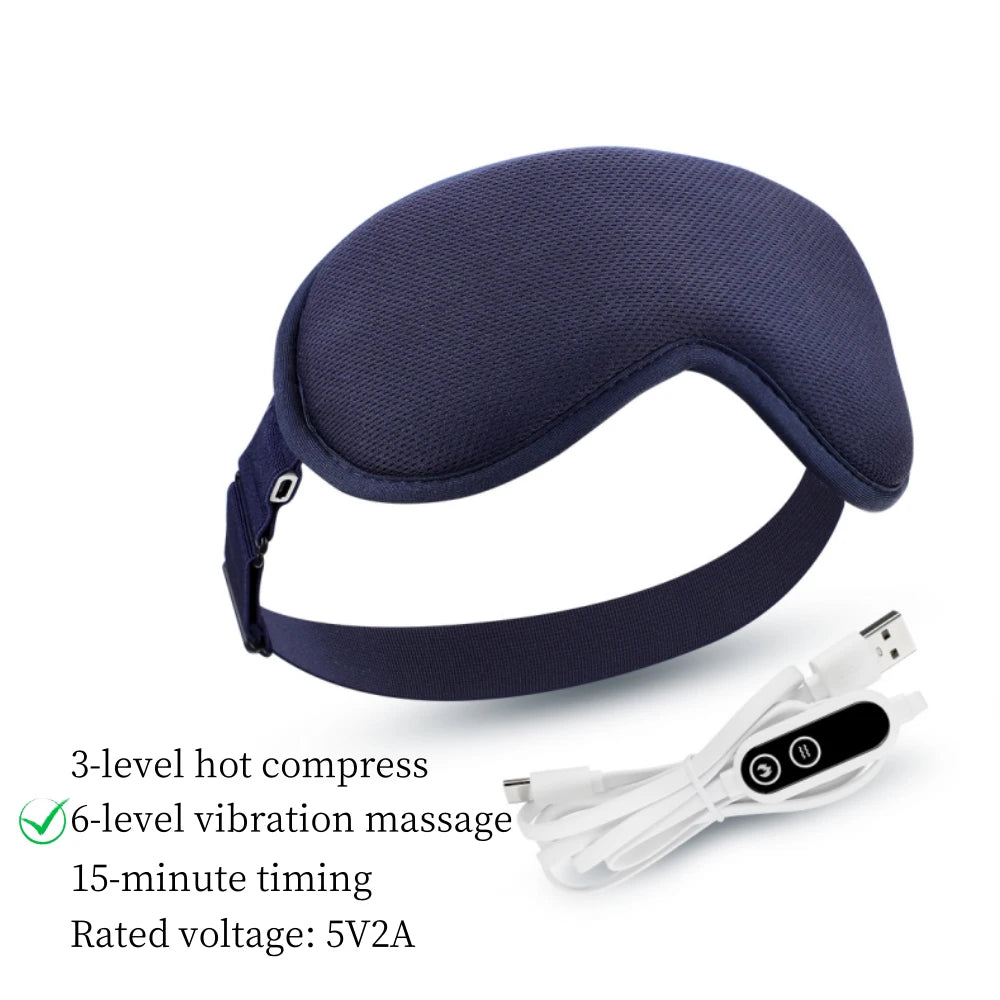 Electric Eye Massager Heated Mask With Vibration For Fatigue