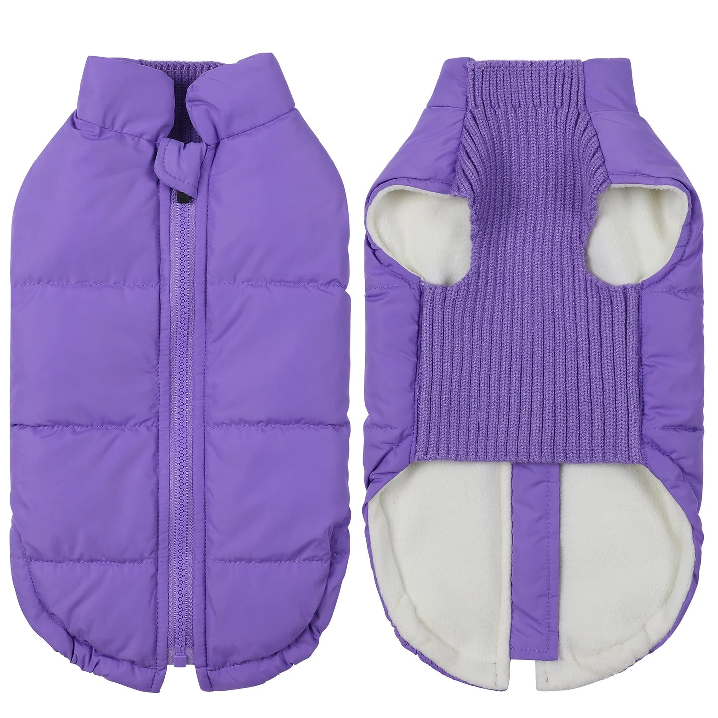 Pet Knitted Leisure Dog Clothes Autumn Winter Warm Vest Jacket With Zipper For Samll Medium Dog Chihuahua French Bulldog Coats