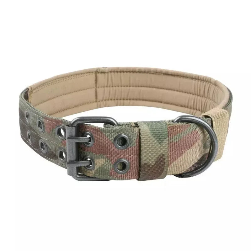 Adjustable Reflective Nylon Dog Collar Heavy Duty Tactical