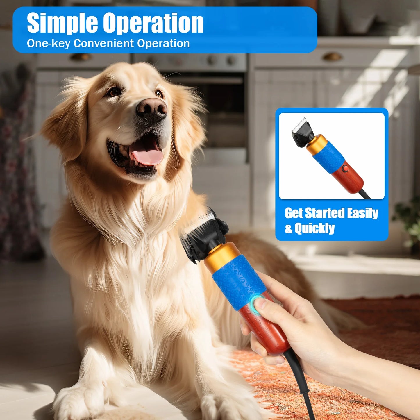 Electric Animal Fur Shears for Dogs Cats Rabbits Sheep