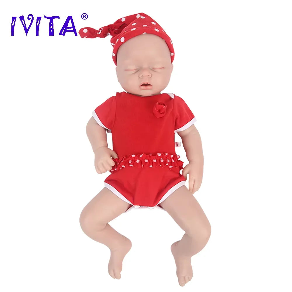 IVITA Full Body Silicone Reborn Baby Doll Realistic Gift