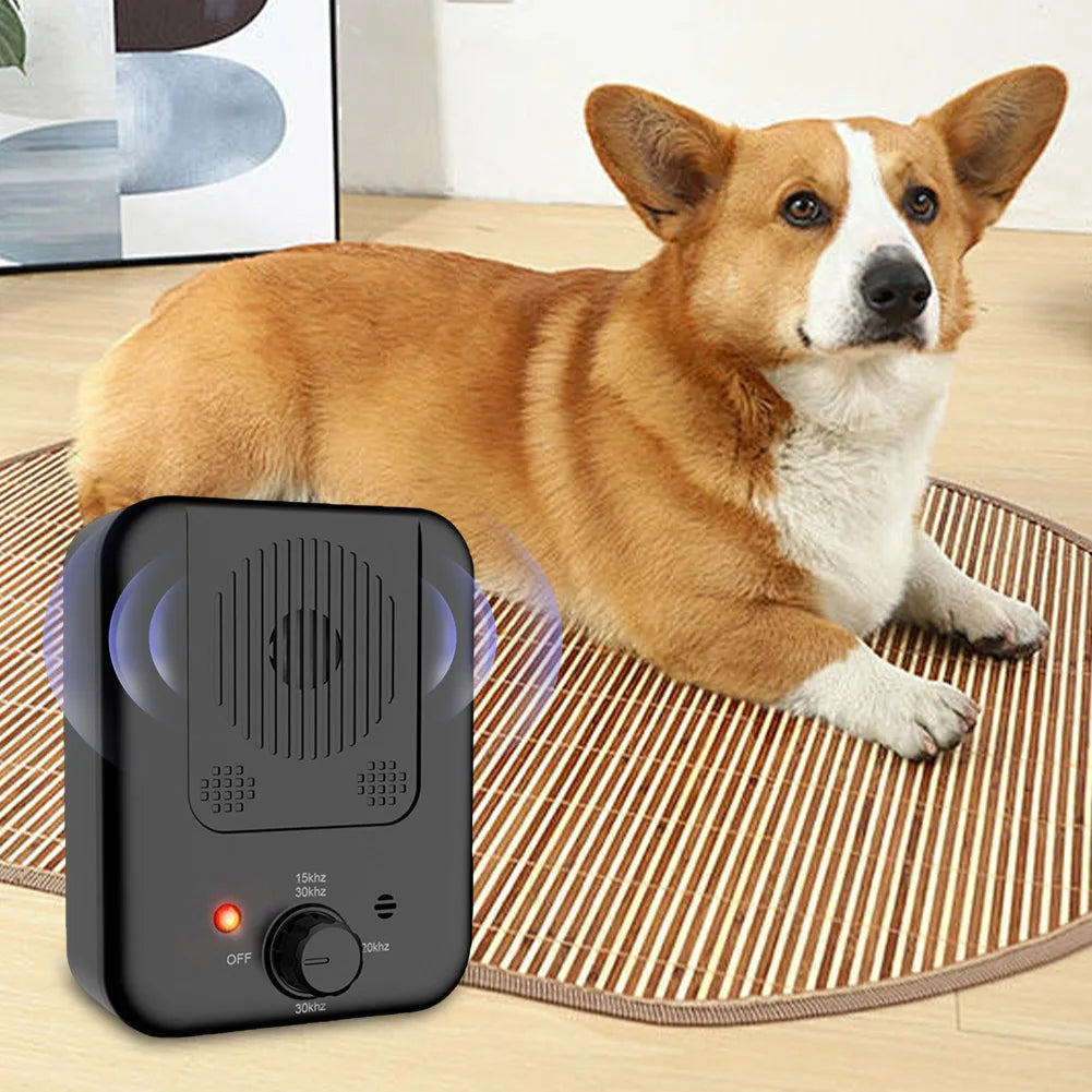 Ultrasonic Dog Bark Stopper Rechargeable Stop Barking Training Device IPX4 Waterproof Dog Barking Control Devices Pet Supplies