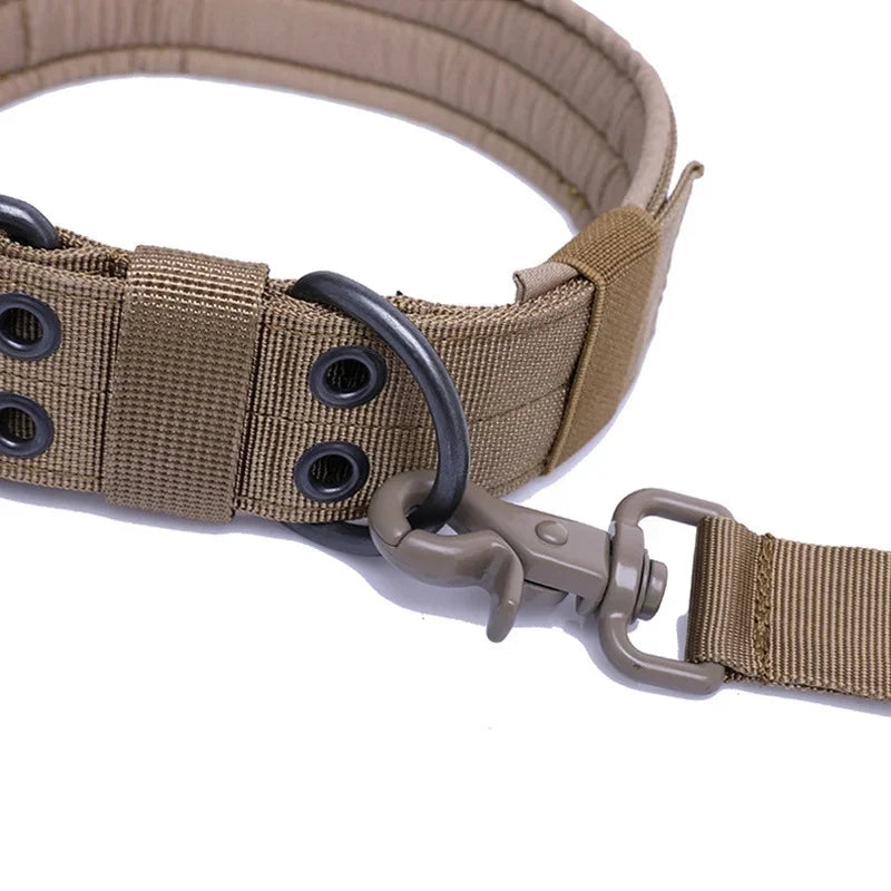 Adjustable Reflective Nylon Dog Collar Heavy Duty Tactical