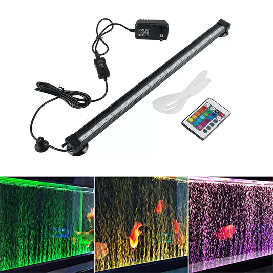 Aquarium Underwater LED Light RGB Submersible Lamp Remote