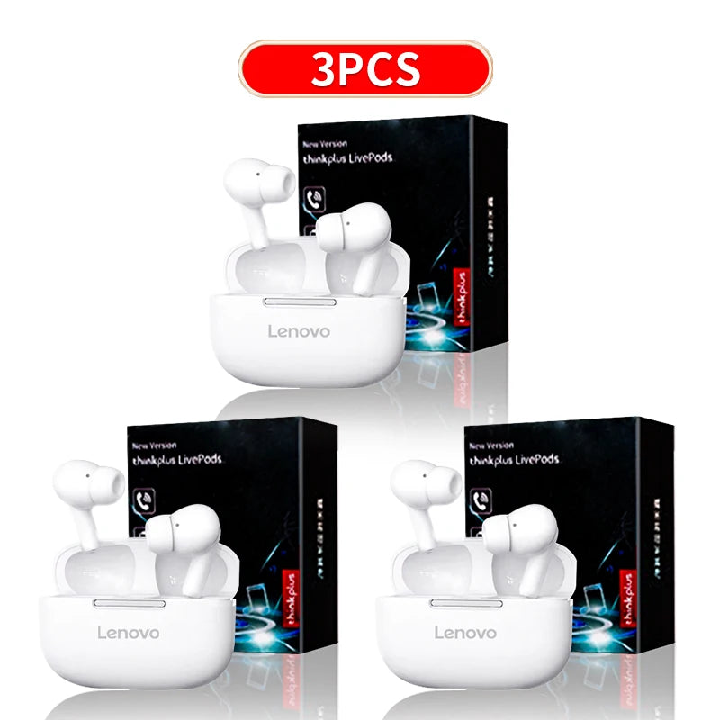 Lenovo Thinkplus Wireless Earphones Bluetooth Headset In Ear Earphones With Microphone For IOS Android