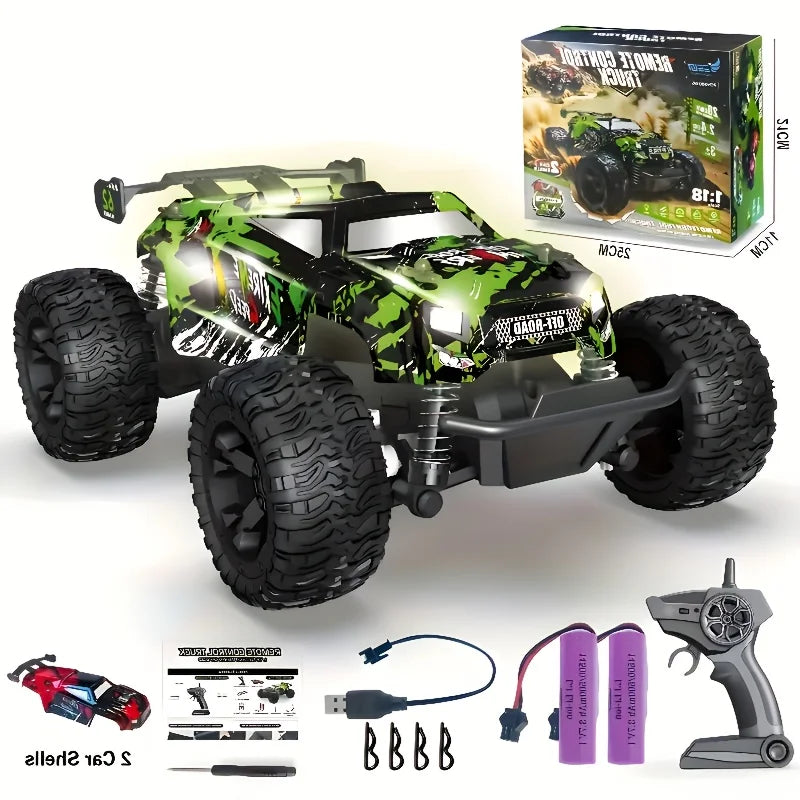 US Super New Product: Children's Toy Off-Road Remote Control LED Car, Specifically Designed For Kids' Outdoor Off-Road Racing, P