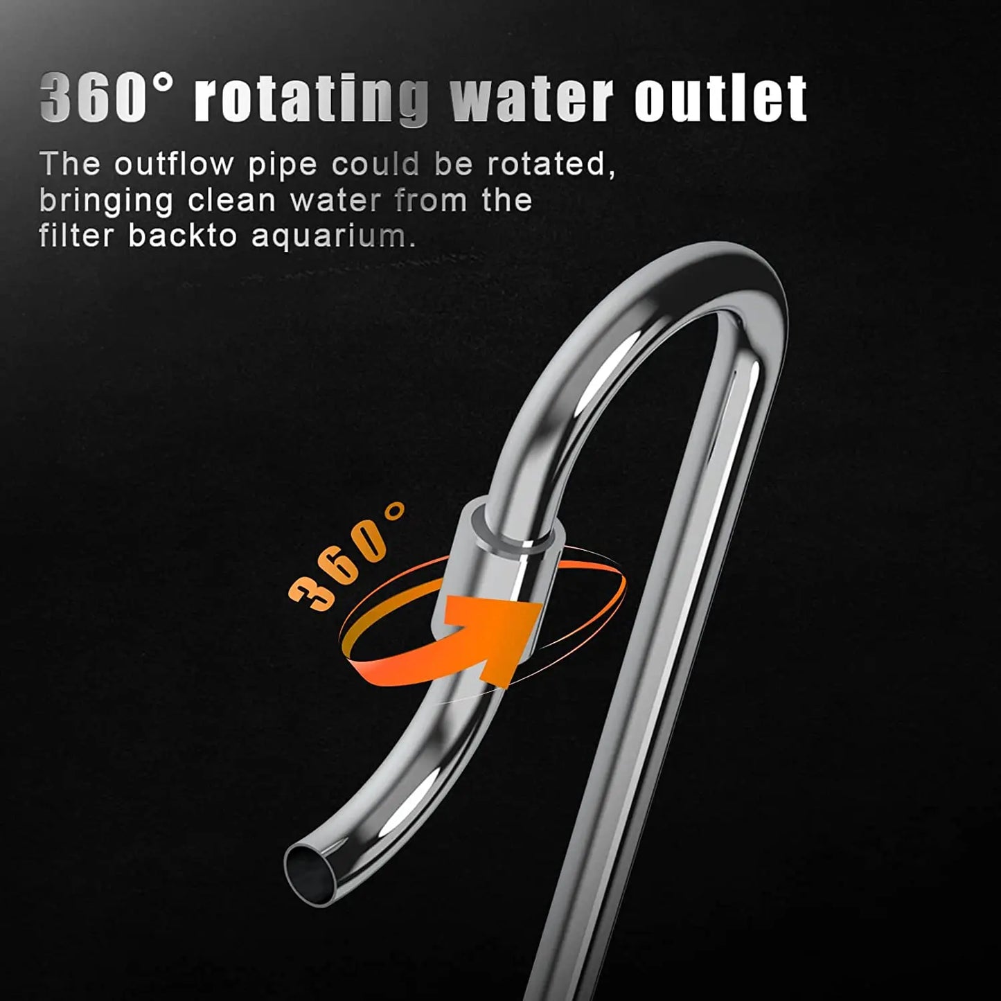 Stainless Steel Inflow Outflow Pipe For Aquarium 12 To 16mm