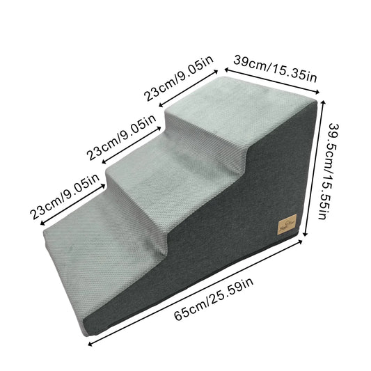 High Density Foam Dog Stairs For Beds And Sofas Non Slip