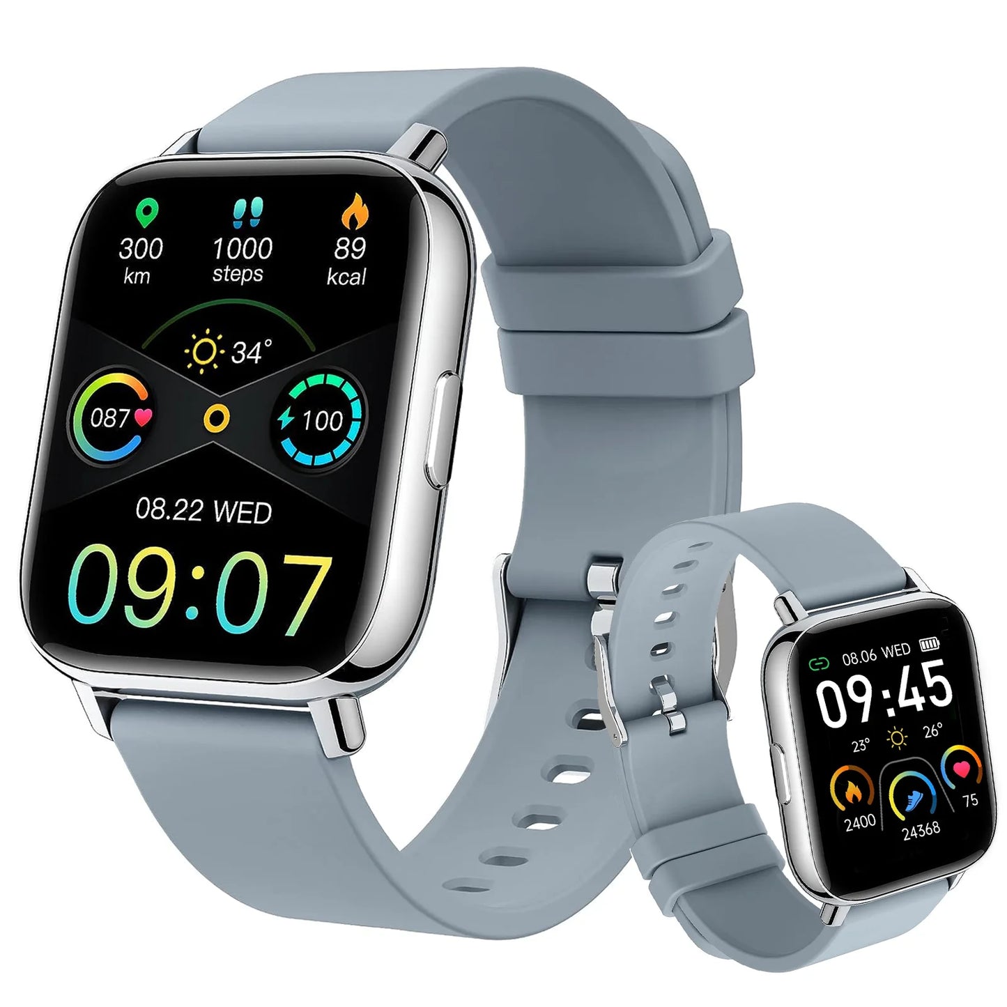 Nerunsa Smart Watch 1.69Inch Touchscreen Fitness Tracker