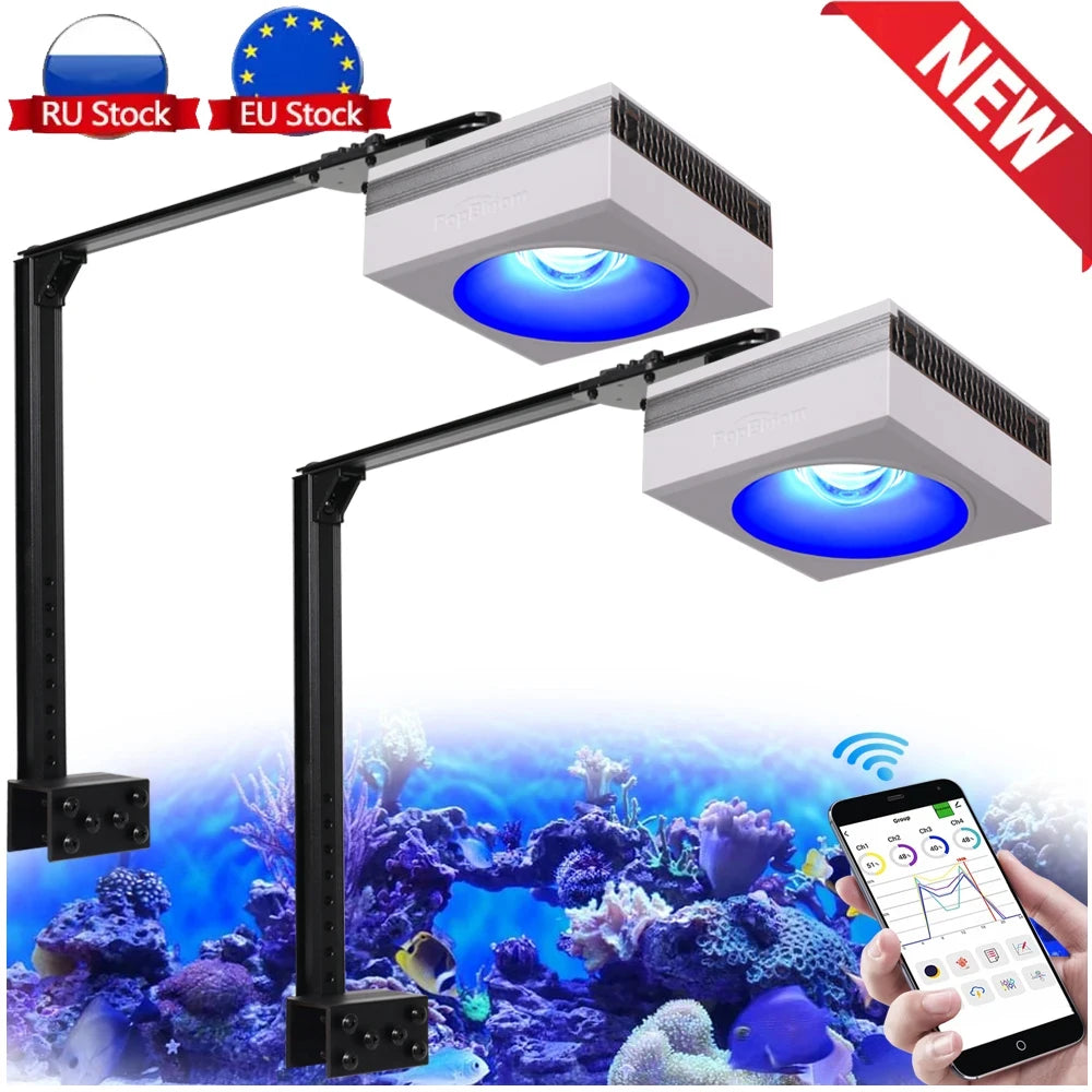 PopBloom RL90 WiFi Aquarium LED Lighting 100W Coral Reef