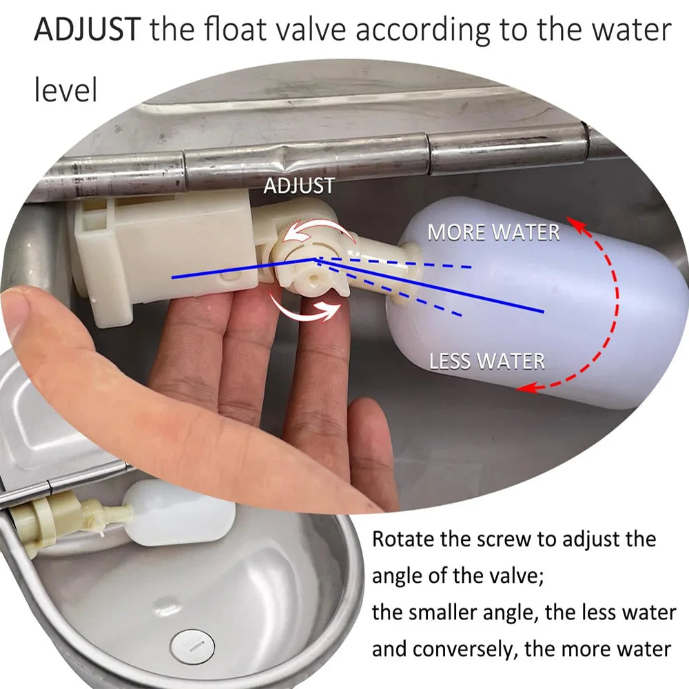 Automatic Water Dispenser Stainless Steel Dog Drinking Bowl