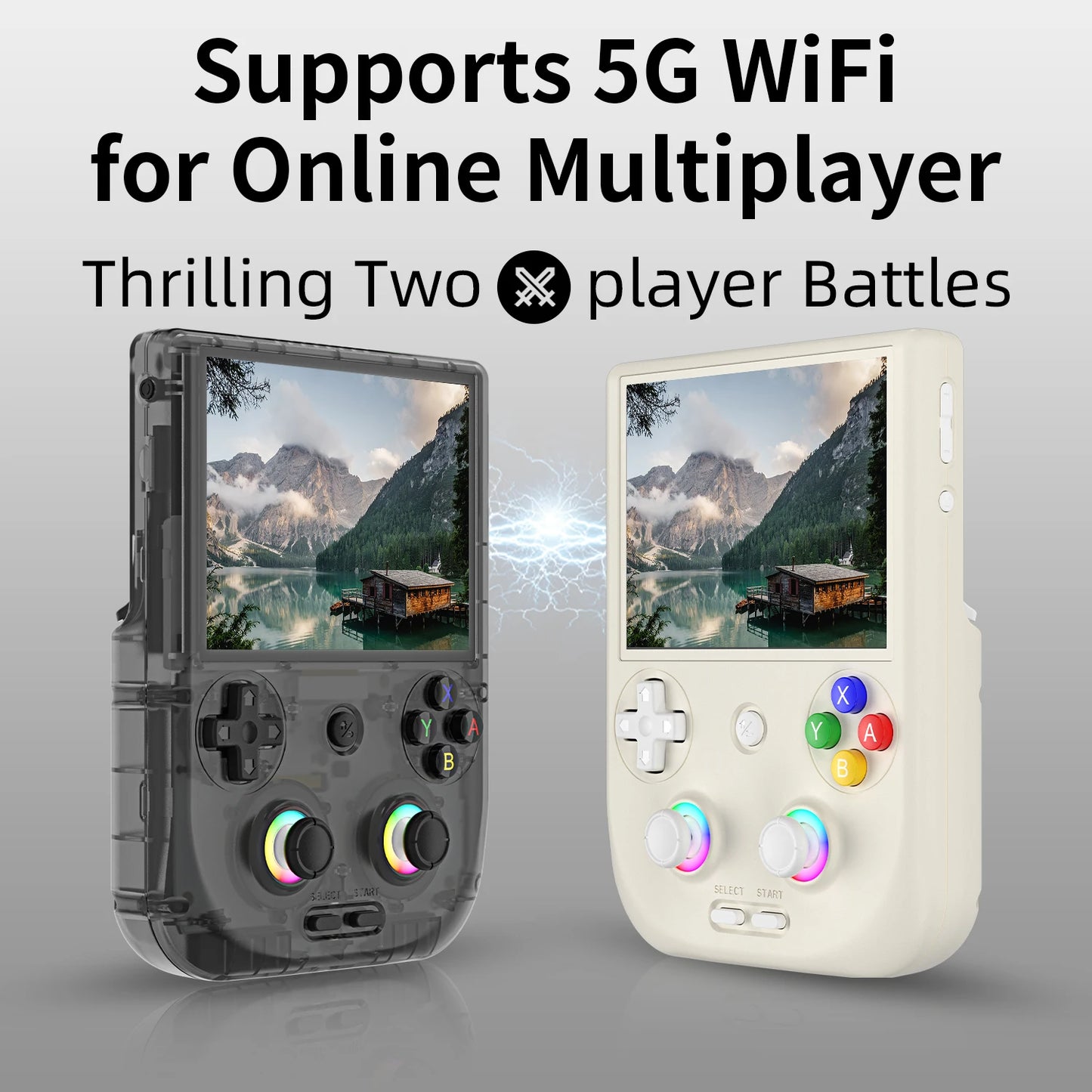 ANBERNIC RG406V Retro Handheld Games Console 4" IPS Multi-touch WIFI Android Video Gaming Player Supports 1080p Output Streaming