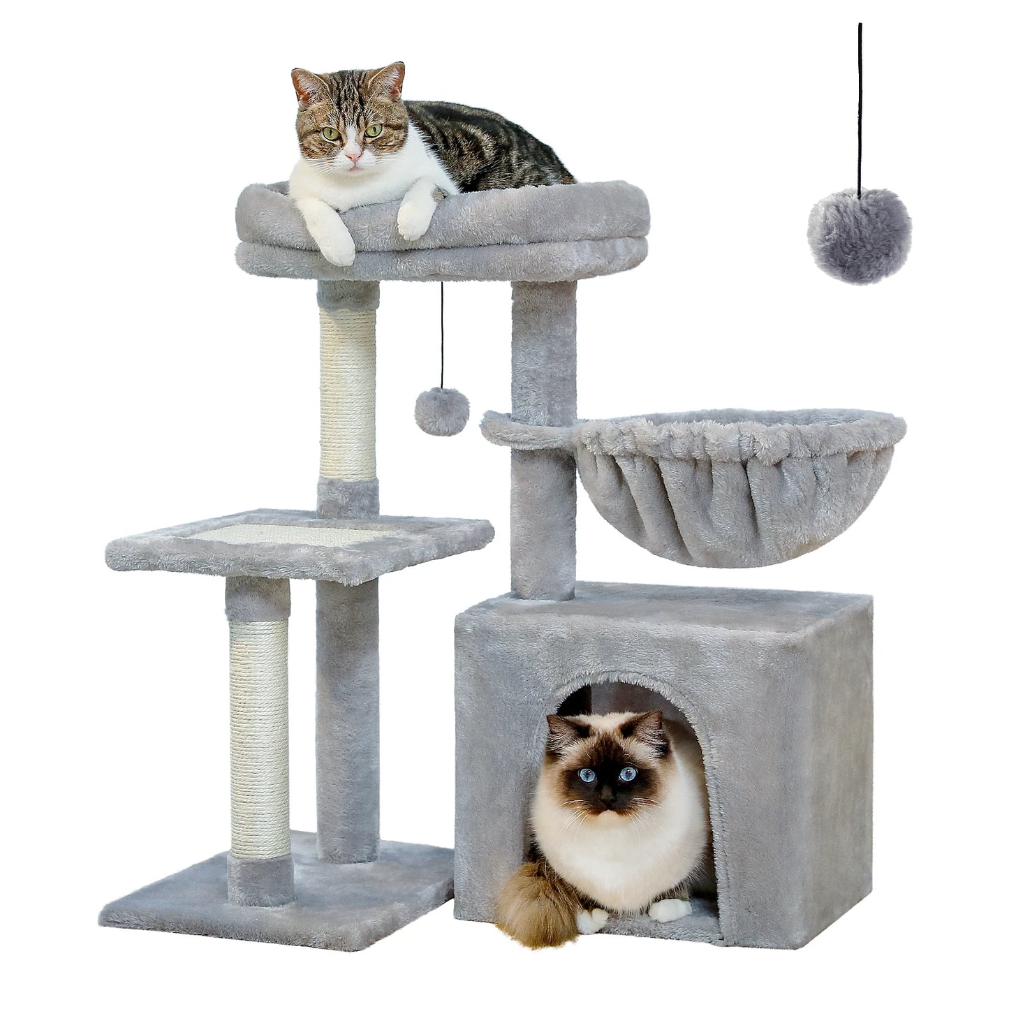 Cat Tree For Indoor Cats Two Styles With Scratching Posts