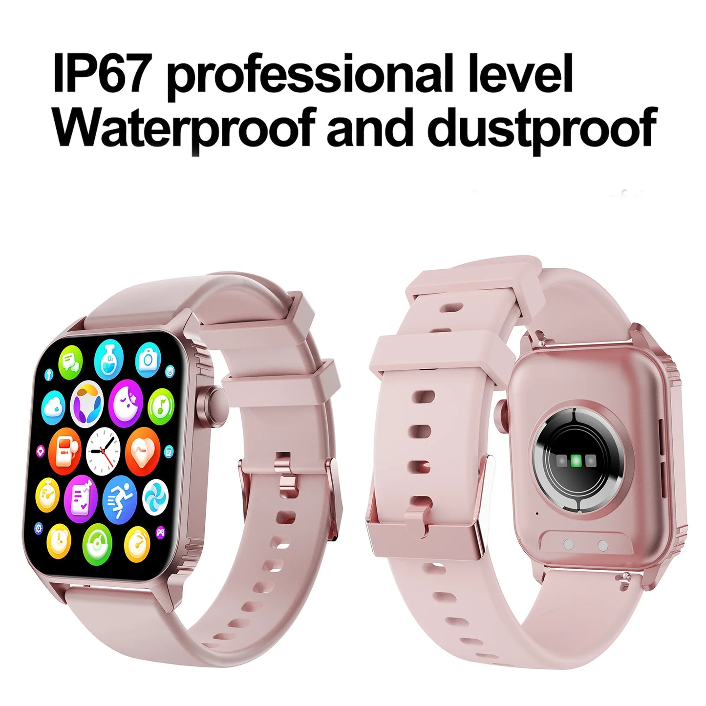 TG08 Smart Watch 1.85 Inch Fitness Tracker for Men and Women