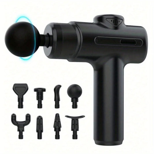 Deep Tissue Percussion Massage Gun For Athletes 8 Heads