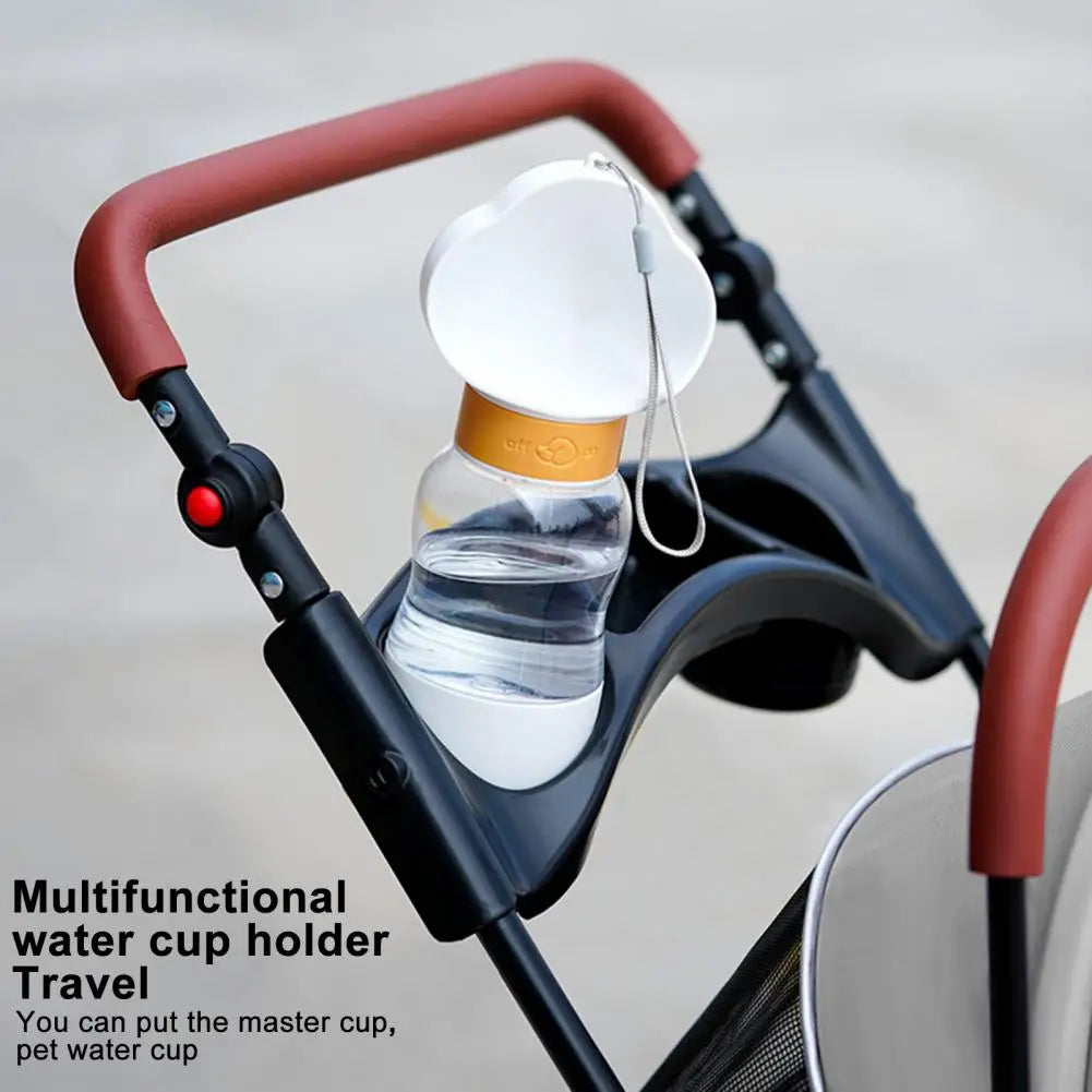 Folding Dog Stroller 4 Wheel Travel Carrier For Small Pets