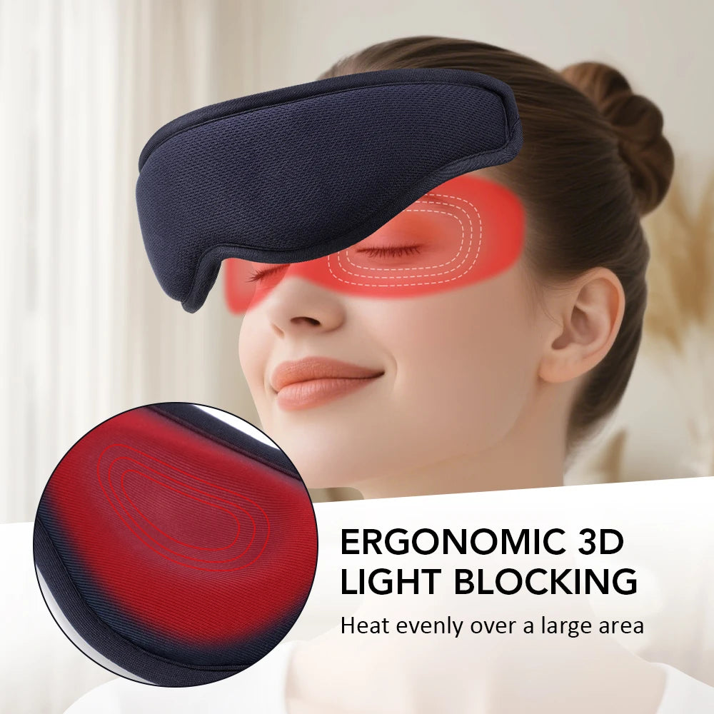 Electric Eye Massager Heated Mask With Vibration For Fatigue
