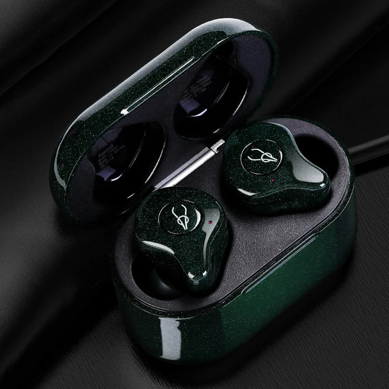 Sabbat Original E12 Ultra High Quality In Ear Bluetooth Earphones, Dual ear Wireless Gaming, Music, Sports Earphones, Apple