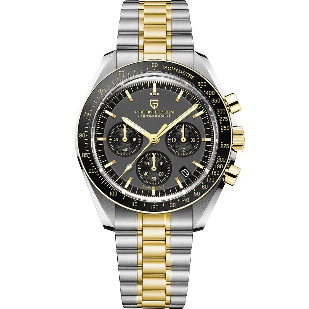 2025 New PAGANI DESIGN V5 Moon Men's Watches Top Luxury Quartz Watch For Men Chronograph Waterproof Sport Stainless Steel Clock