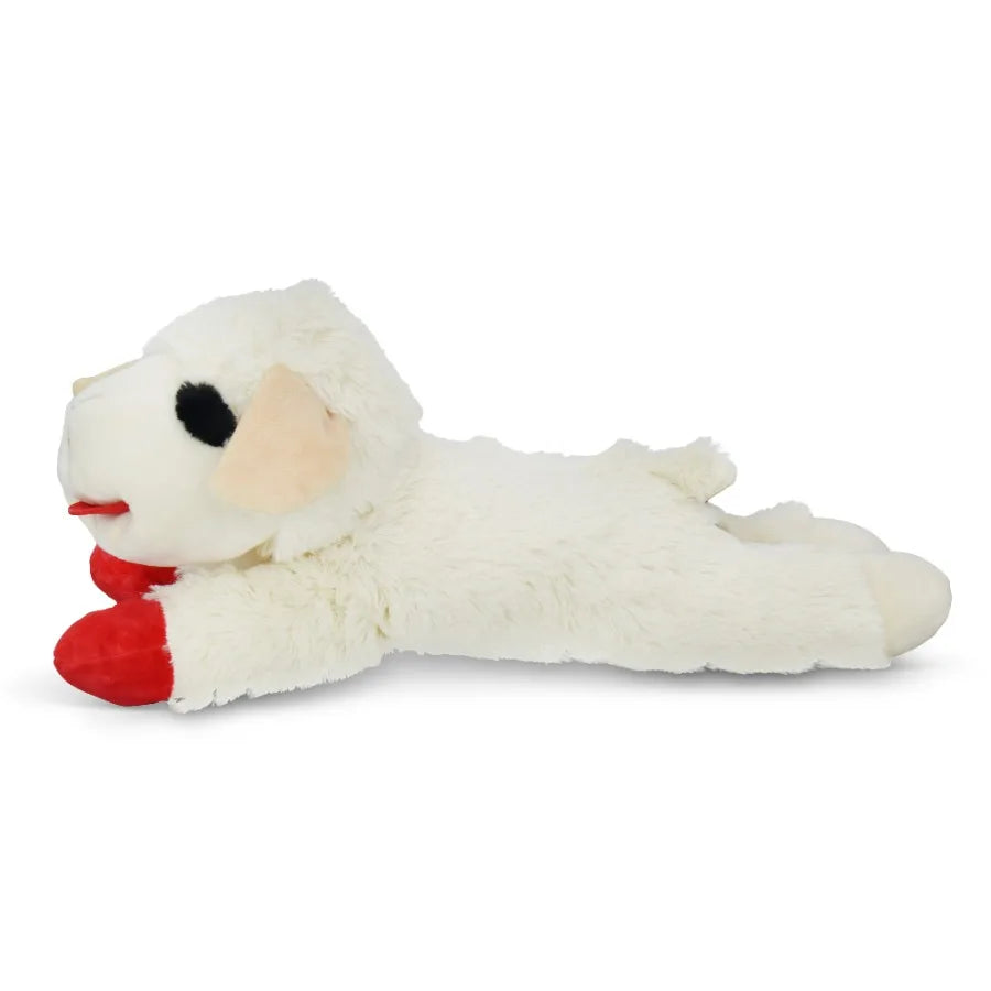 Jumbo Lamb Chop Plush Dog Toy with Squeaker for Large Dogs 18 Inches Long Durable Interactive Chew Toy Ideal for Playtime and O