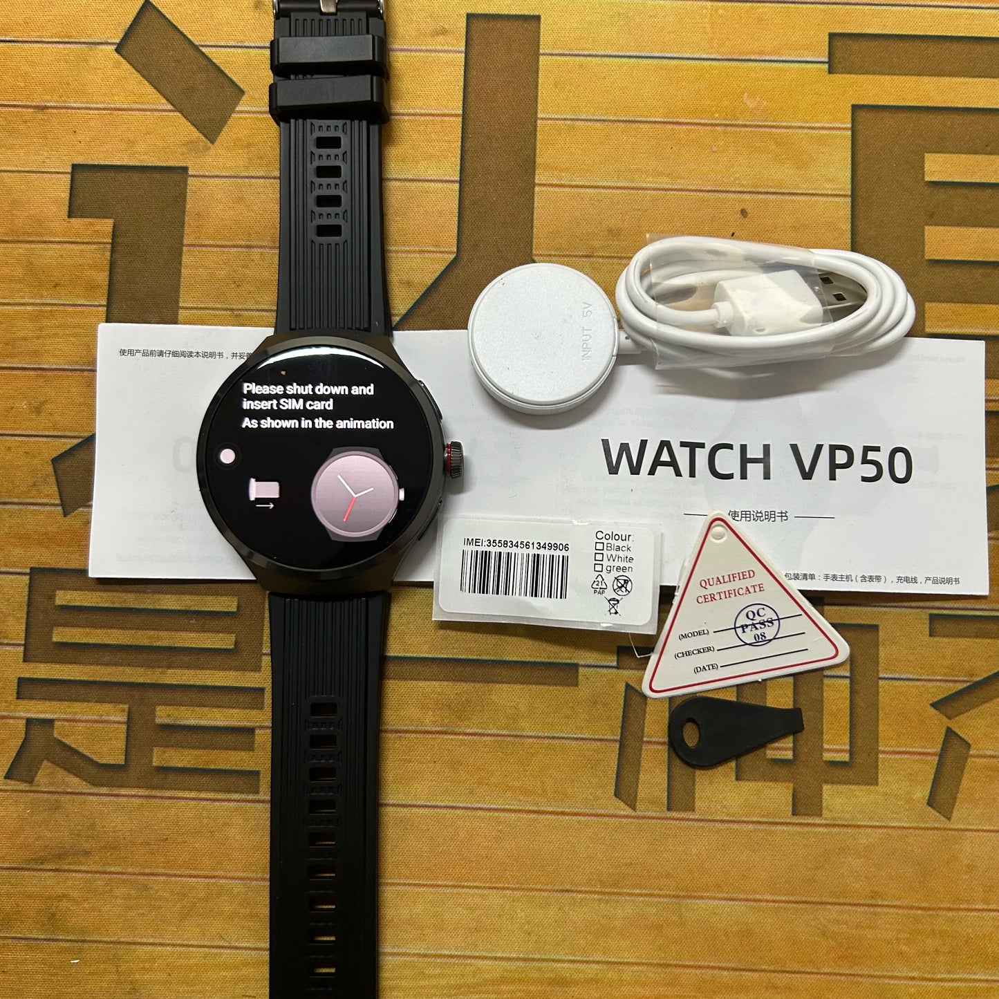 Smart Watch 5G Android Smartwatch 1.75 Inch AMOLED Screen