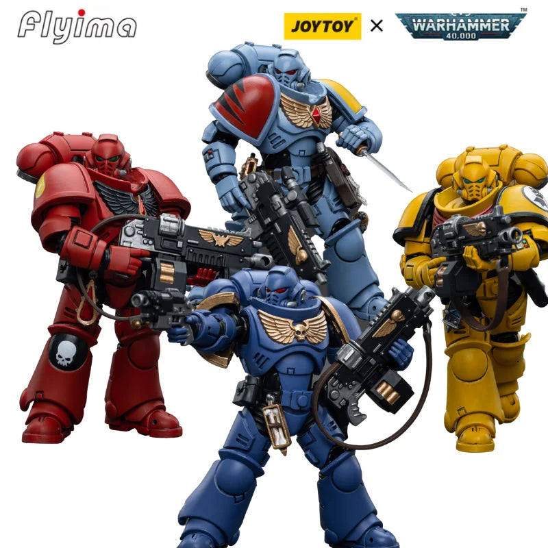 JoyToy Warhammer 40K Intercessor 1/18 Action Figure 4Pc Set
