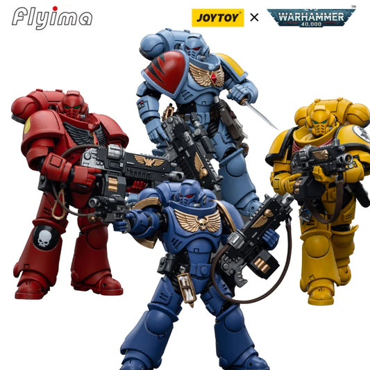 JoyToy Warhammer 40K Intercessor 1/18 Action Figure 4Pc Set