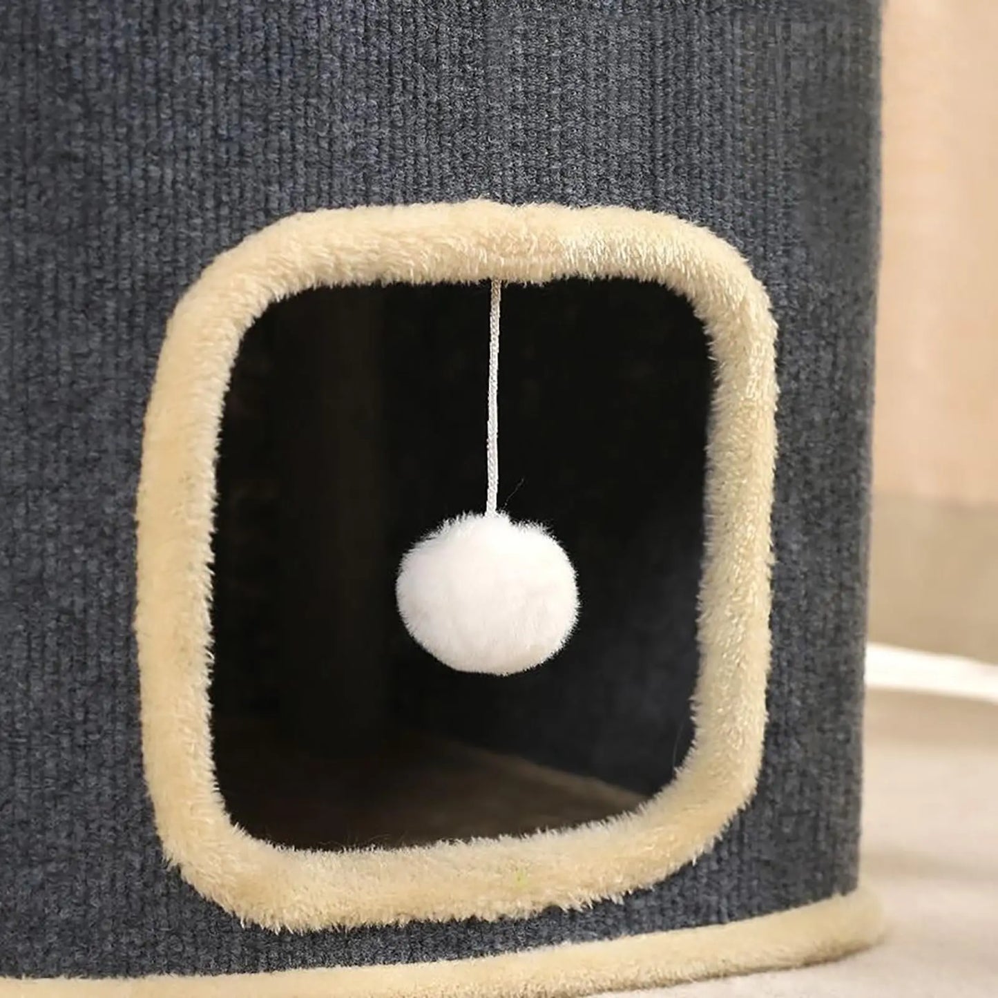 2 Layer Cat House With Nest For Indoor Cats Rectangular Cave
