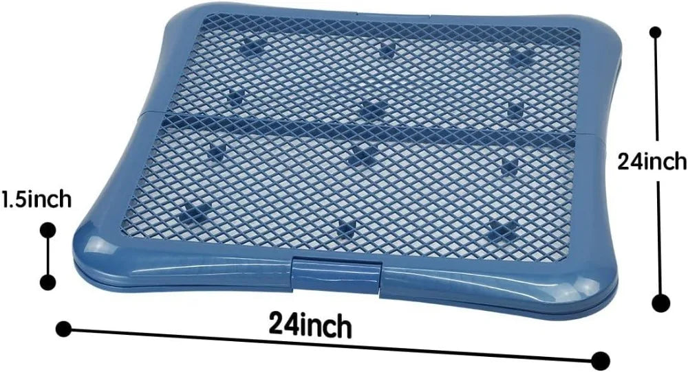 petphabet Training Pad Holder Floor Protection Dog Pad Holder Mesh Training Tray (L-24"x24")…
