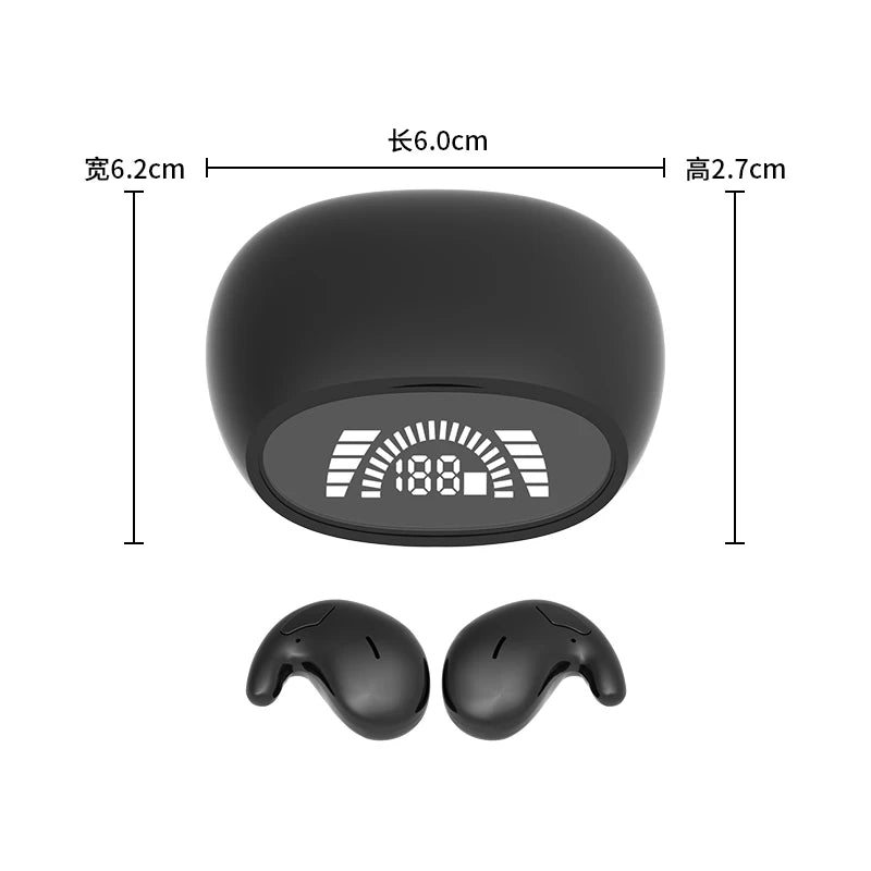 Ultra thin sleep wireless earphones, mini, ultra small, invisible, in ear, painless to wear