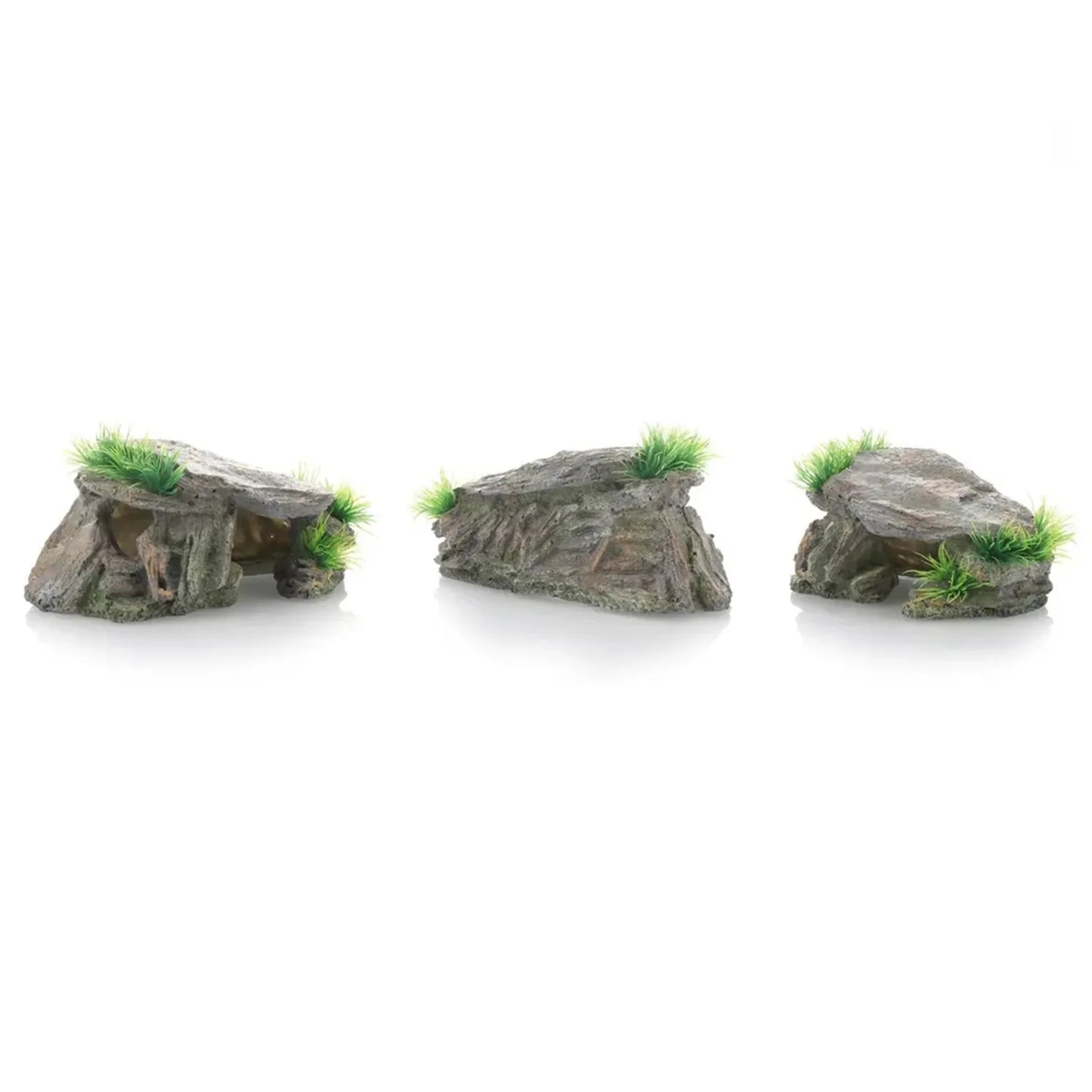 Aquarium Reptile Cave Rock Hide Platform Turtle Lizard Snake