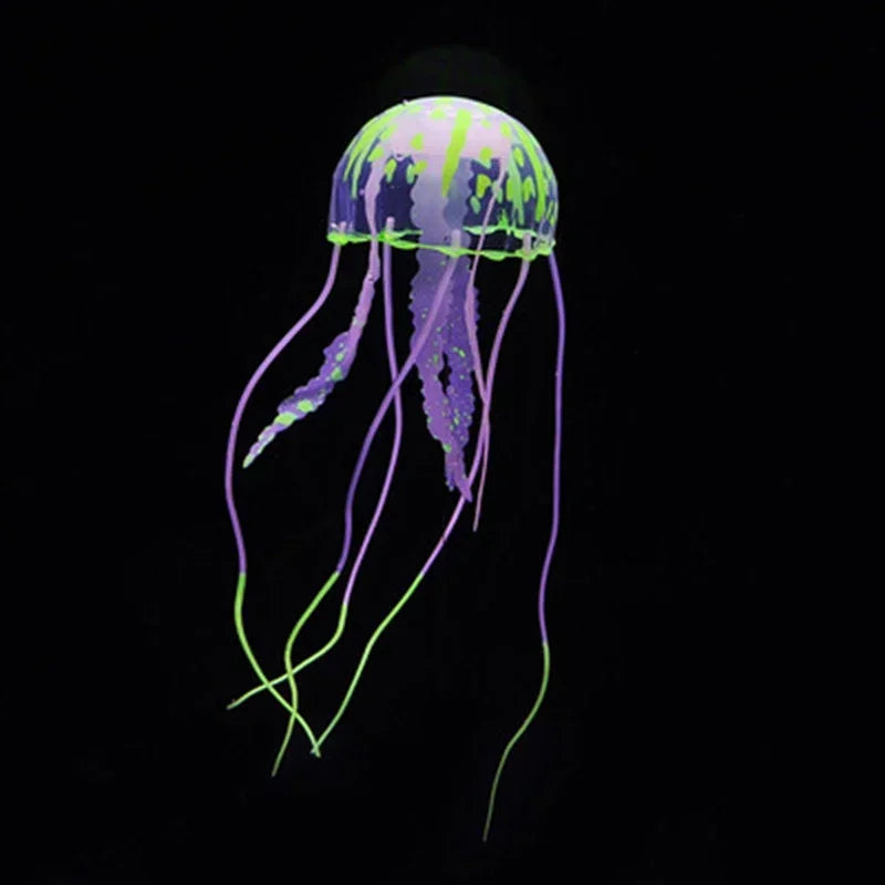 Artificial Glow Jellyfish For Fish Tank Decoration Aquarium