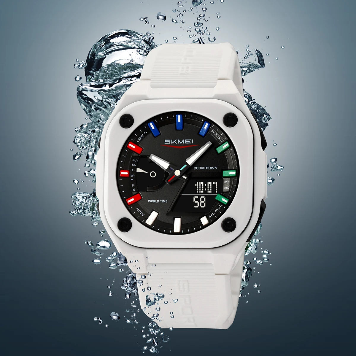 SKMEI Business Digital Electronic Watch Male Fashion Sports Quartz Watches For Mens Women Chrono Waterproof 5 Alarm Wristwatches