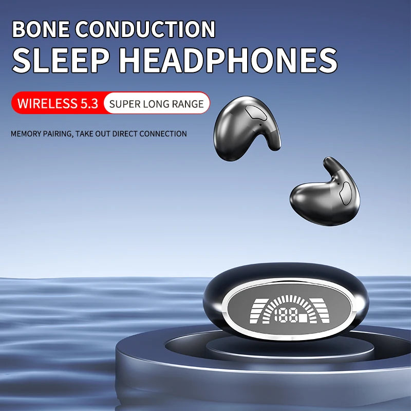 Ultra thin sleep wireless earphones, mini, ultra small, invisible, in ear, painless to wear