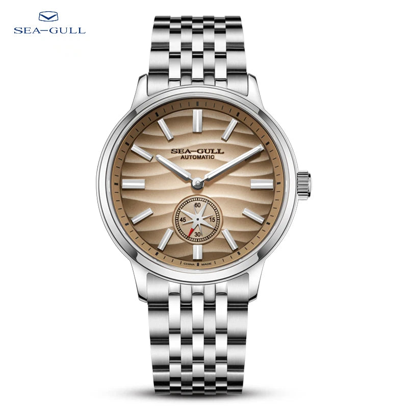 Seagull 2025 New Natural Series Men Watch Automatic Mechanical Watch Polaris Sub Dial Luminous Luxury Dress Men Wristwatch 6180