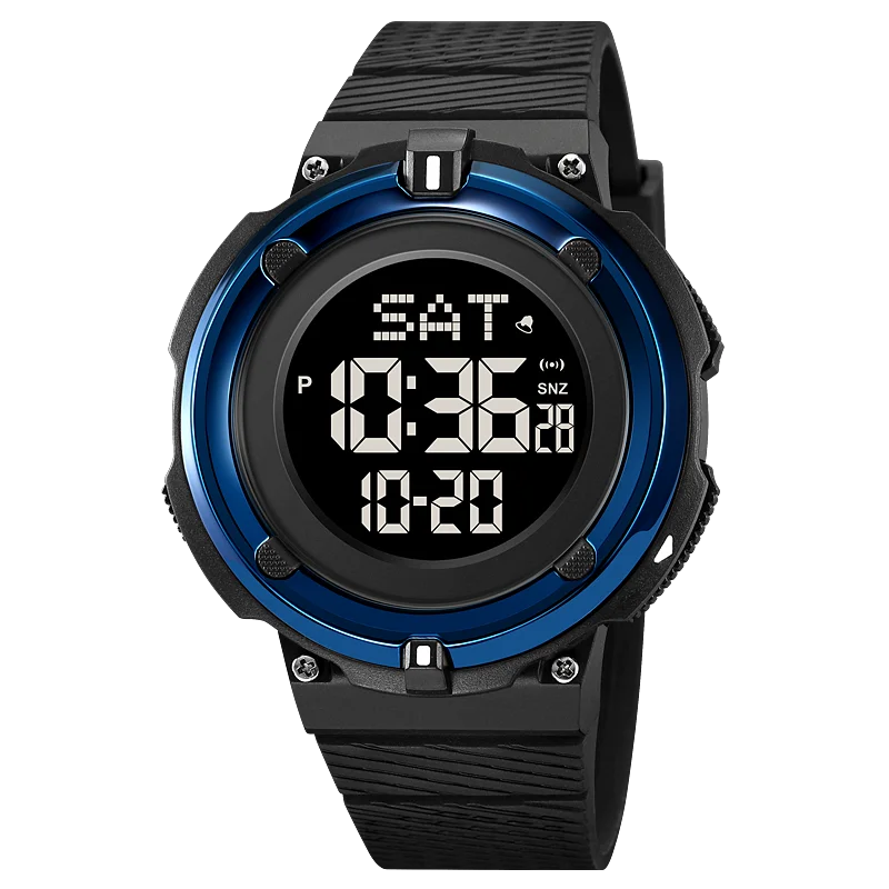 SKMEI Japan Digital Movement Back Light Countdown Wristwatch Electronic Watches For Mens 5Bar Waterproof Calendar Chrono Watches